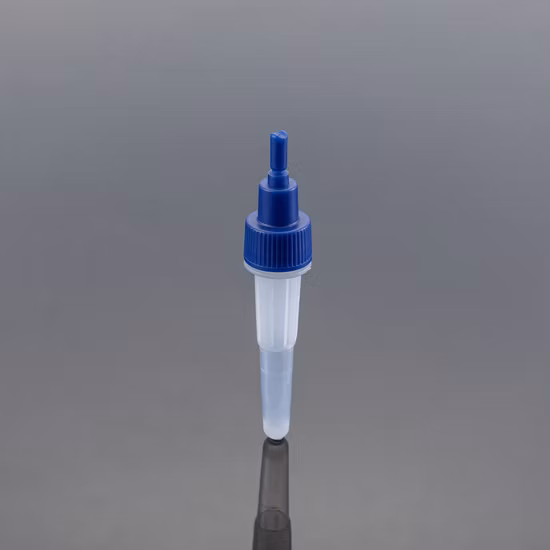 병원 일회용 수집, 신속한 항원 진단 테스트 튜브용 다중 투명 플라스틱 항원 추출 튜브