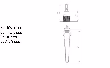 항원 Ivd 2.0ml용 일회용 플라스틱 자체 테스트 추출 튜브